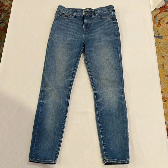 J.‎ Crew High Rise Toothpick Skinny Stretch Jeans size 28 EUC - Picture 1 of 5